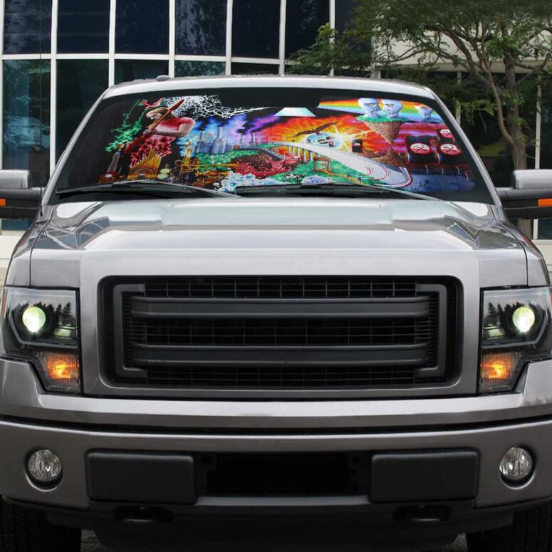 The Pink Floyd Experience Auto Sun Shade The Pink Floyd Experience Auto Sun Shade