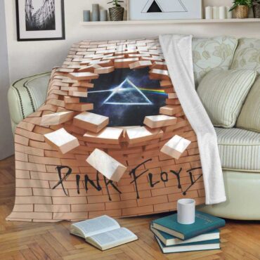 Pink Floyd Fleece Blanket - 3D Pink Floyd The Wall Premium