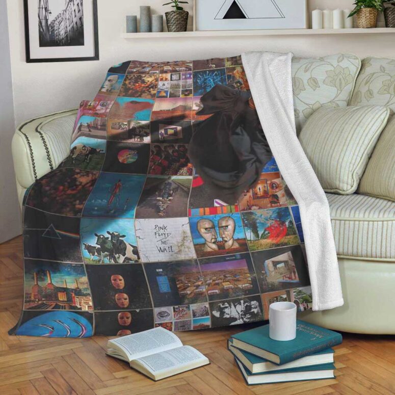 Pink Floyd Fleece Blanket - Foot In The Door Pink Floyd Fleece Blanket - Foot In The Door