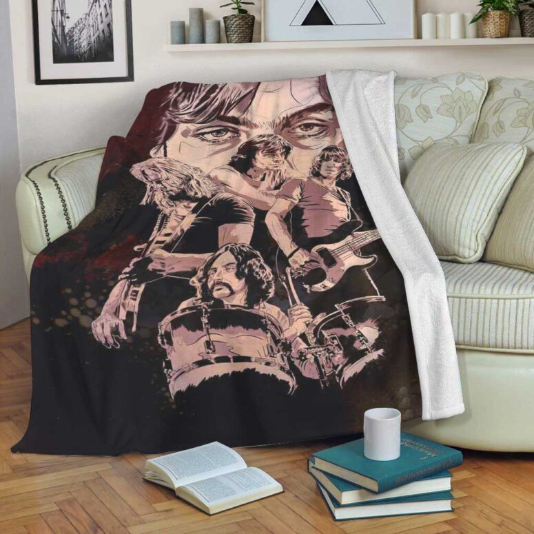 Pink Floyd Fleece Blanket - The Legend Of Rock Premium Pink Floyd Fleece Blanket - The Legend Of Rock Premium