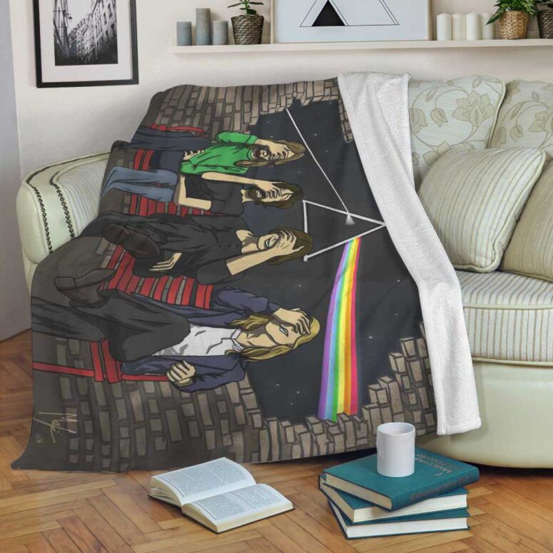 Pink Floyd Fleece Blanket - Facepalm Premium