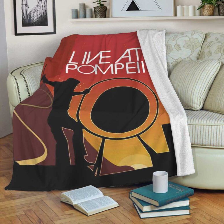 Pink Floyd Fleece Blanket - Live At Pompeii Premium