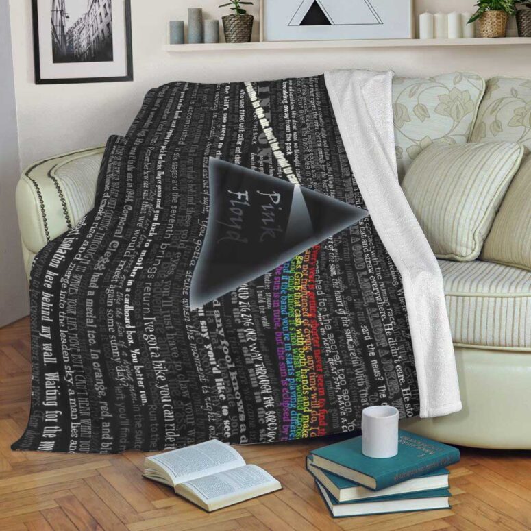 Pink Floyd Fleece Blanket - Lyric Premium