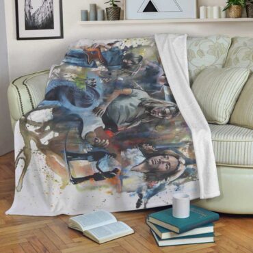 Pink Floyd Fleece Blanket - OilPaint Artwork Limited Edition Premium