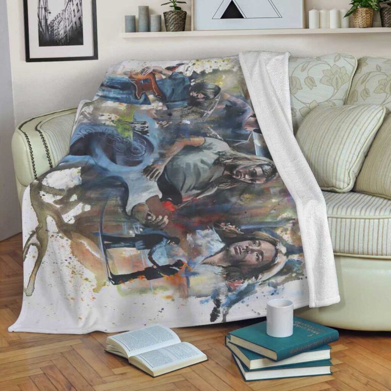 Pink Floyd Fleece Blanket - OilPaint Artwork Limited Edition Premium