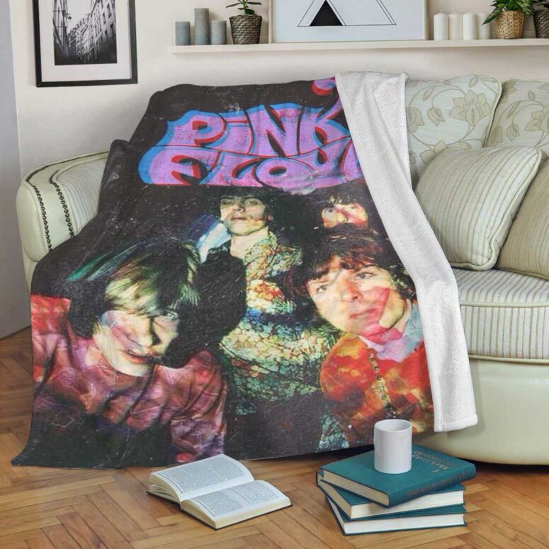 Pink Floyd Fleece Blanket - Psychedelic Art Premium Pink Floyd Fleece Blanket - Psychedelic Art Premium