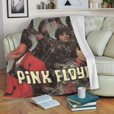 Pink Floyd Fleece Blanket - The Piper At The Gates Digital Art Premium