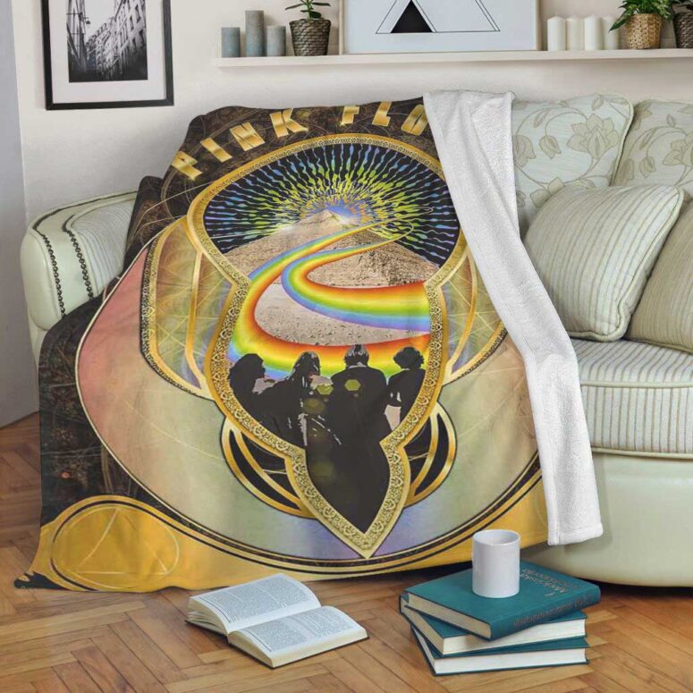 Pink Floyd Fleece Blanket - Wish You Were Here Premium Pink Floyd Fleece Blanket - Wish You Were Here Premium
