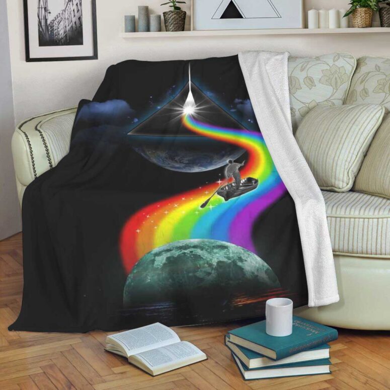 Pink Floyd Fleece Blanket - The Endless River Dark side of the moon Premium