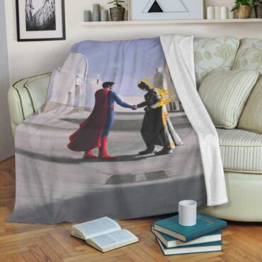 Pink Floyd Fleece Blanket - Superman vs Batman Wish You Were Here Premium