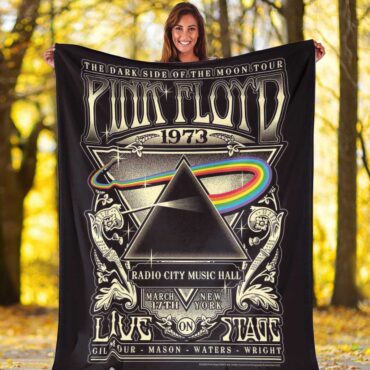 Pink Floyd Fleece Blanket - Dark Side of The Moon Tour 1973