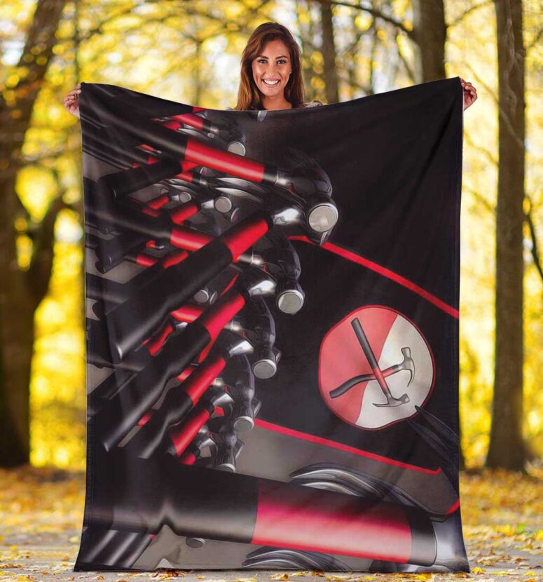 Pink Floyd Fleece Blanket - Hammer March Premium