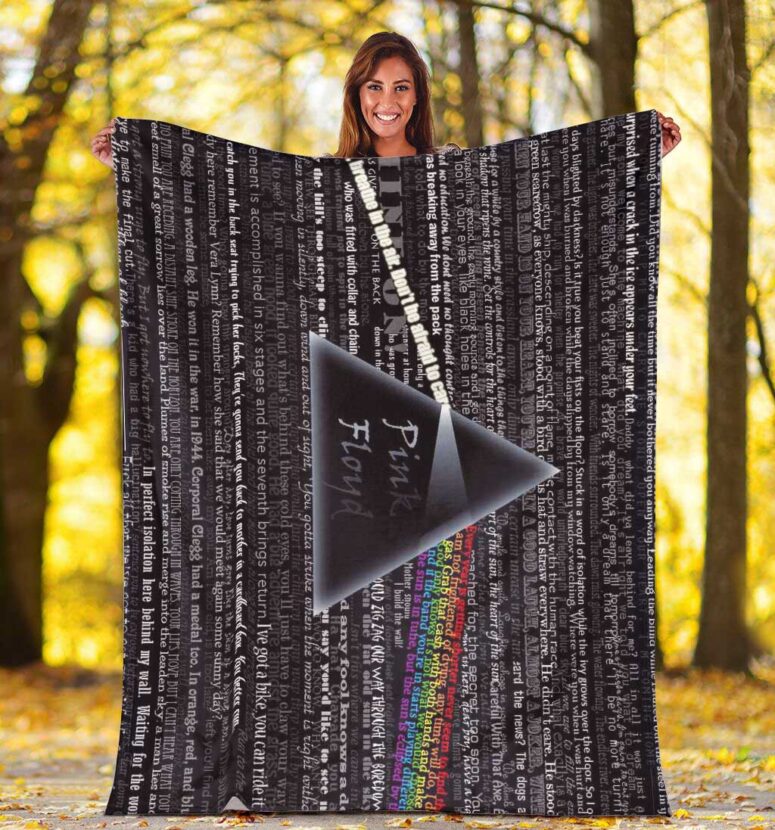 Pink Floyd Fleece Blanket - Lyric Premium