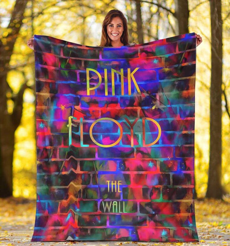 Pink Floyd Fleece Blanket - The Wall Water Painting Premium