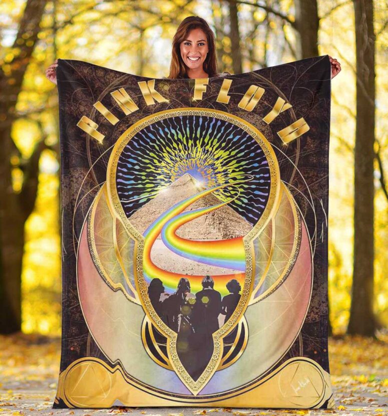 Pink Floyd Fleece Blanket - Wish You Were Here Premium Pink Floyd Fleece Blanket - Wish You Were Here Premium