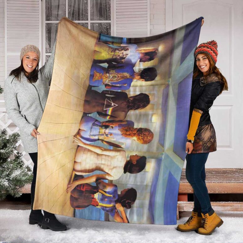 Pink Floyd Fleece Blanket - Back Art Premium