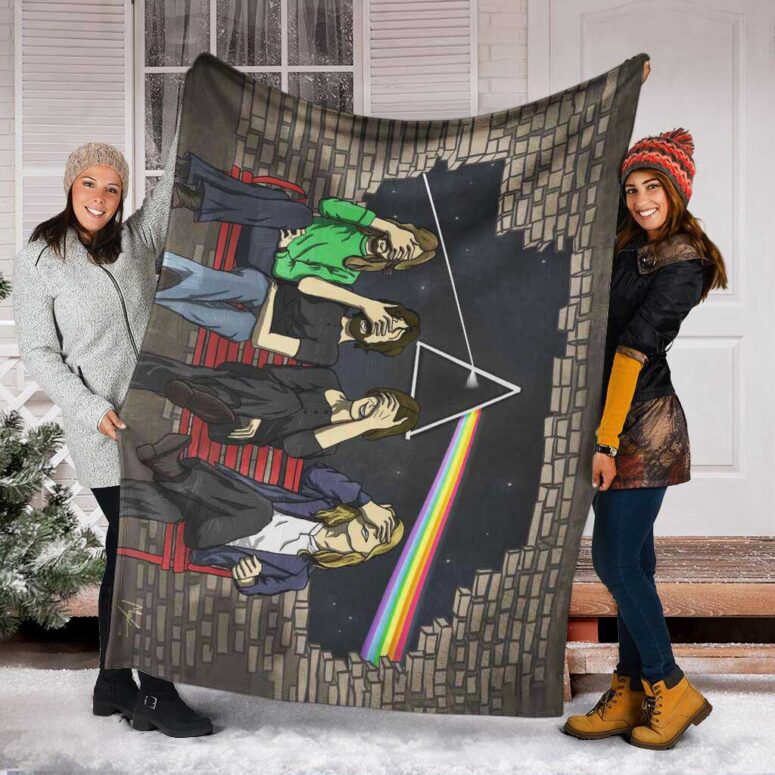 Pink Floyd Fleece Blanket - Facepalm Premium