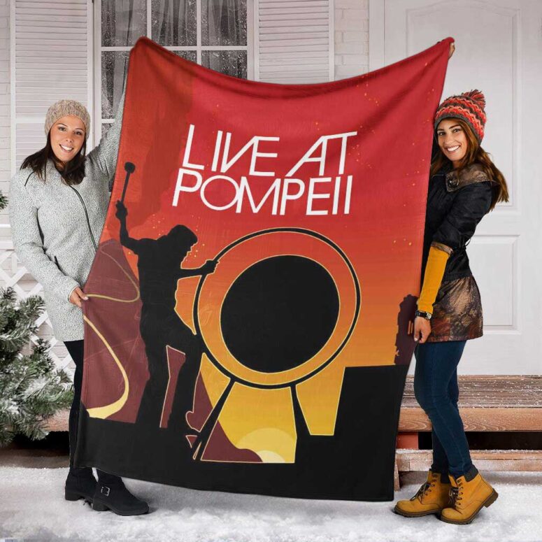 Pink Floyd Fleece Blanket - Live At Pompeii Premium