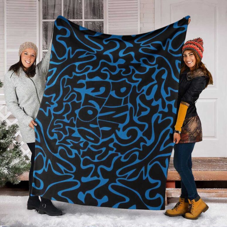 Pink Floyd Fleece Blanket - Logo Cosmic psychedelic Art Premium