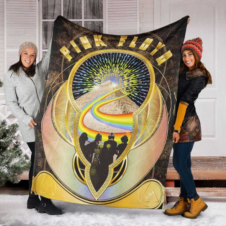 Pink Floyd Fleece Blanket - Wish You Were Here Premium Pink Floyd Fleece Blanket - Wish You Were Here Premium