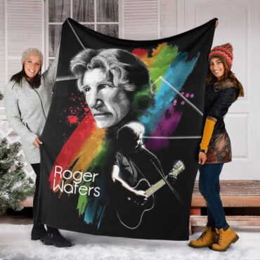 Pink Floyd Fleece Blanket - Roger Water Art Premium