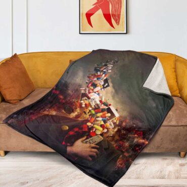 Pink Floyd Fleece Blanket - Comfortably Numb Premium
