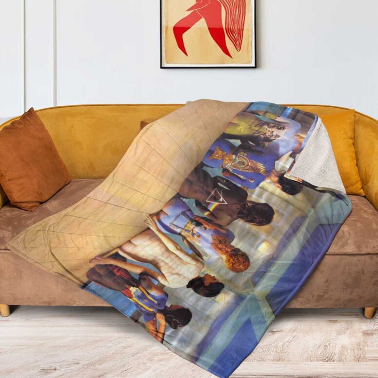 Pink Floyd Fleece Blanket - Back Art Premium