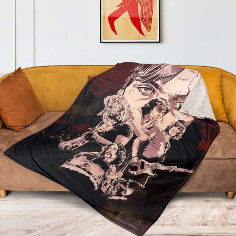Pink Floyd Fleece Blanket - The Legend Of Rock Premium Pink Floyd Fleece Blanket - The Legend Of Rock Premium