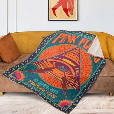 Pink Floyd Fleece Blanket - Fillmore East Premium