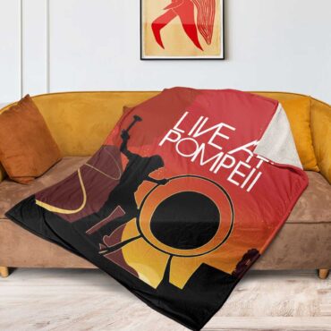 Pink Floyd Fleece Blanket - Live At Pompeii Premium
