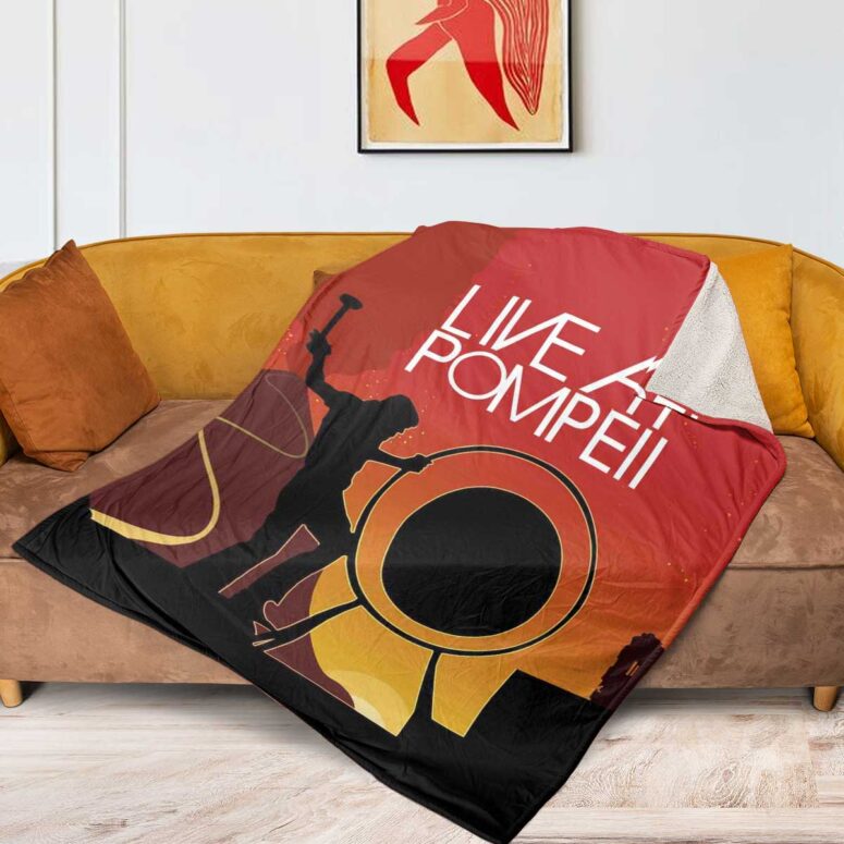 Pink Floyd Fleece Blanket - Live At Pompeii Premium