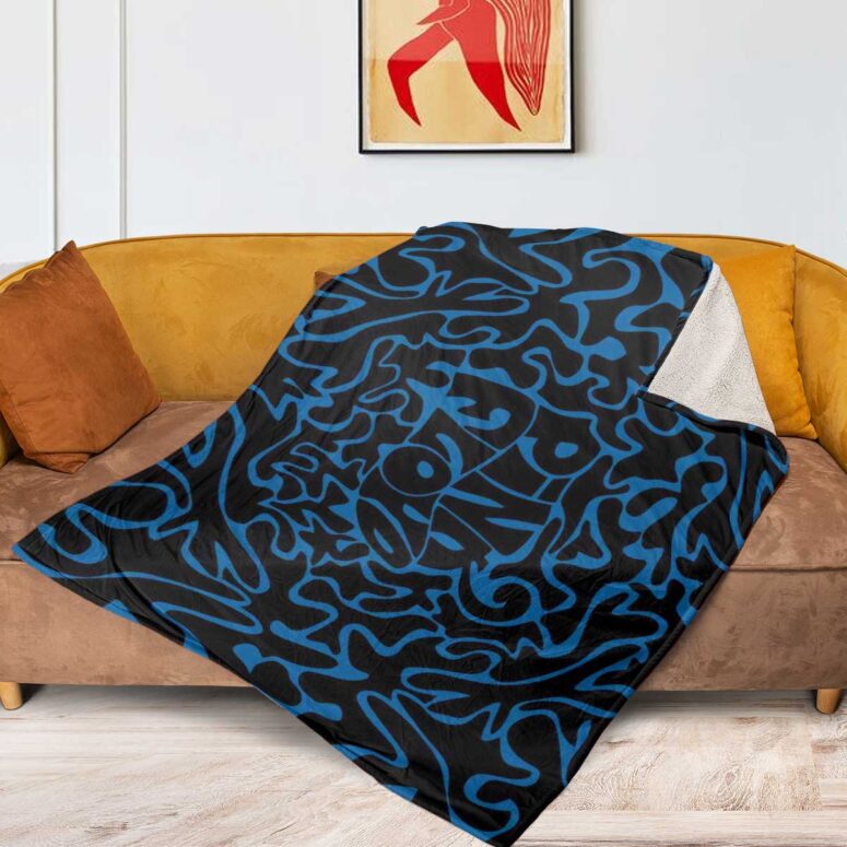 Pink Floyd Fleece Blanket - Logo Cosmic psychedelic Art Premium