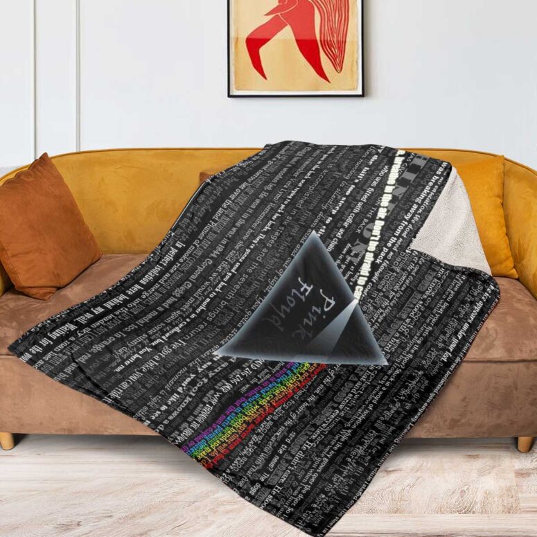 Pink Floyd Fleece Blanket - Lyric Premium