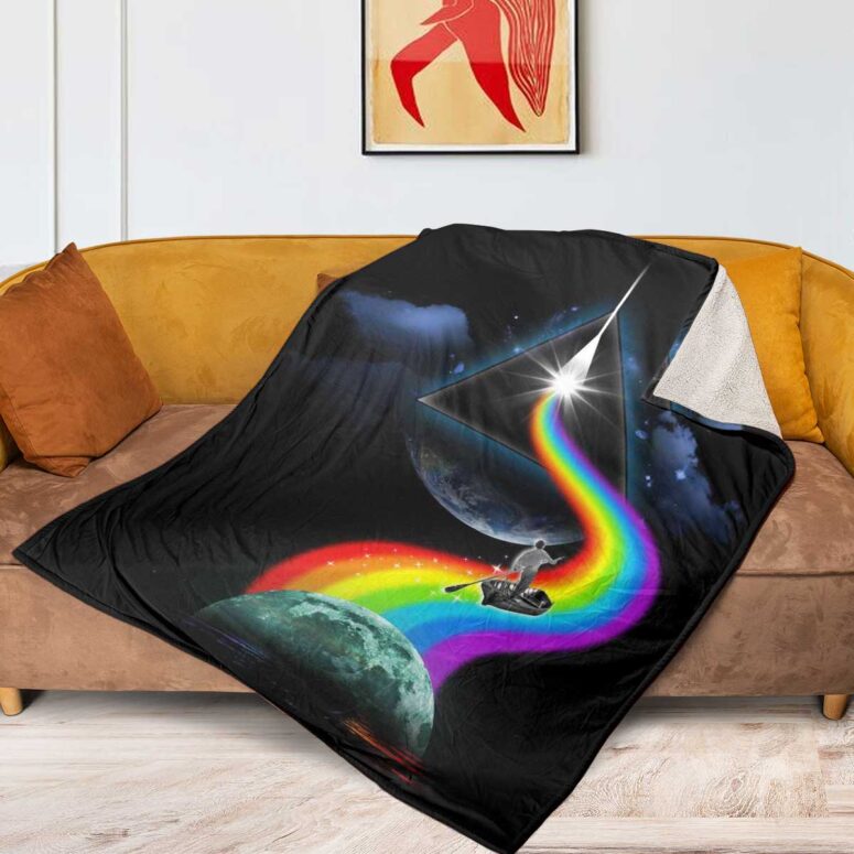 Pink Floyd Fleece Blanket - The Endless River Dark side of the moon Premium