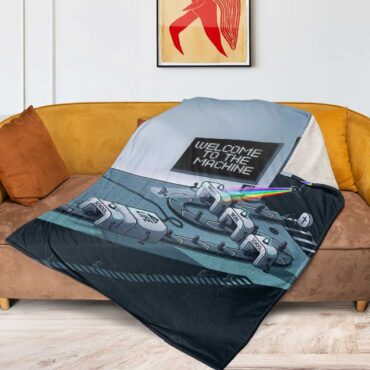 Pink Floyd Fleece Blanket - Welcome To The Machine Premium