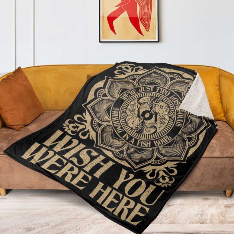 Pink Floyd Fleece Blanket - Wish You Were Here Were