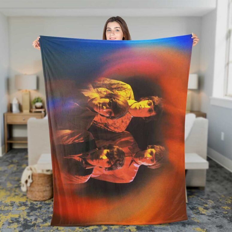 Pink Floyd Fleece Blanket - 1965 Their First Recordings Pink Floyd Premium Pink Floyd Fleece Blanket - 1965 Their First Recordings Pink Floyd Premium