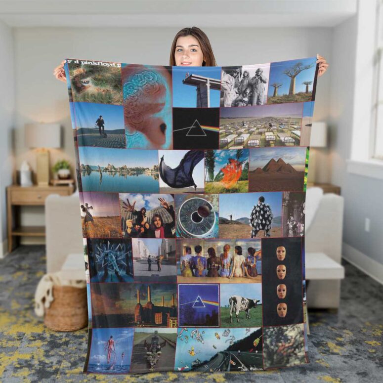 Pink Floyd Fleece Blanket - 40th Anniversary 2007 Premium