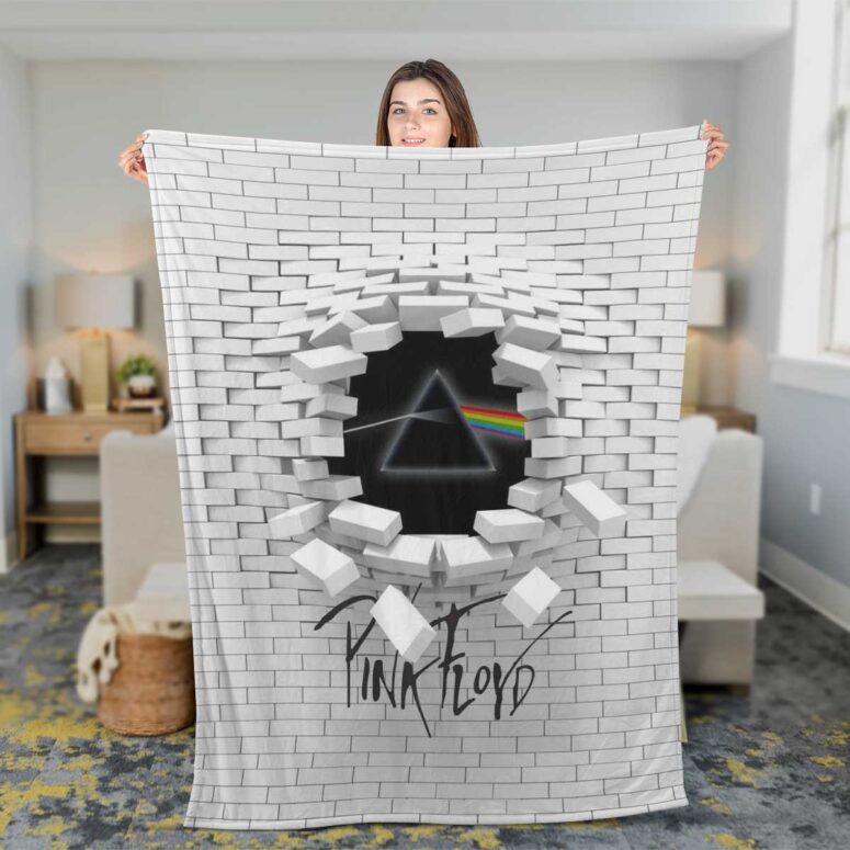 Pink Floyd Fleece Blanket - Brick In The Wall 3D Premium