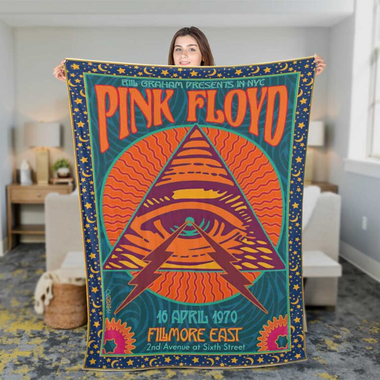 Pink Floyd Fleece Blanket - Fillmore East Premium
