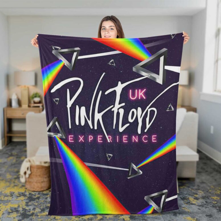 Pink Floyd Fleece Blanket - The Pink Floyd UK Experience Premium Pink Floyd Fleece Blanket - The Pink Floyd UK Experience Premium