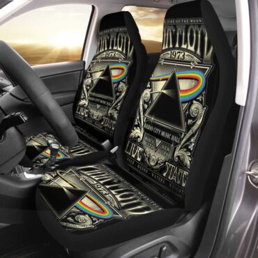 Pink Floyd Car Seat Cover Airbag Compatible - Tour 1973 Radio City Music Hall Concert New York Pink Floyd Car Seat Cover Airbag Compatible - Tour 1973 Radio City Music Hall Concert New York