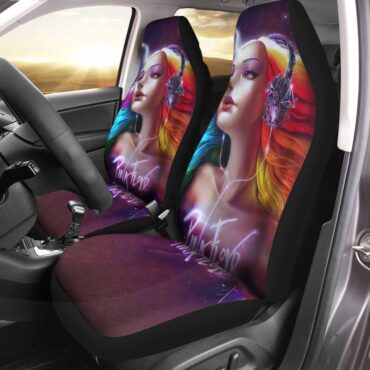 Pink Floyd Car Seat Cover Airbag Compatible - Lady Art Pink Floyd Car Seat Cover Airbag Compatible - Lady Art