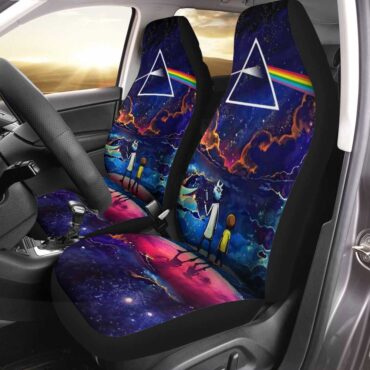 Pink Floyd Car Seat Cover - Rick and Morty The Dark Side Of The Moon Pink Floyd Car Seat Cover - Rick and Morty The Dark Side Of The Moon