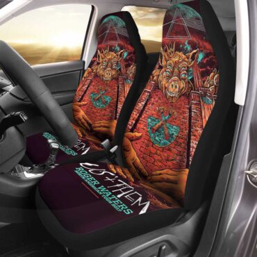 Pink Floyd US+Them American Tour Car Seat Cover Airbag Compatible