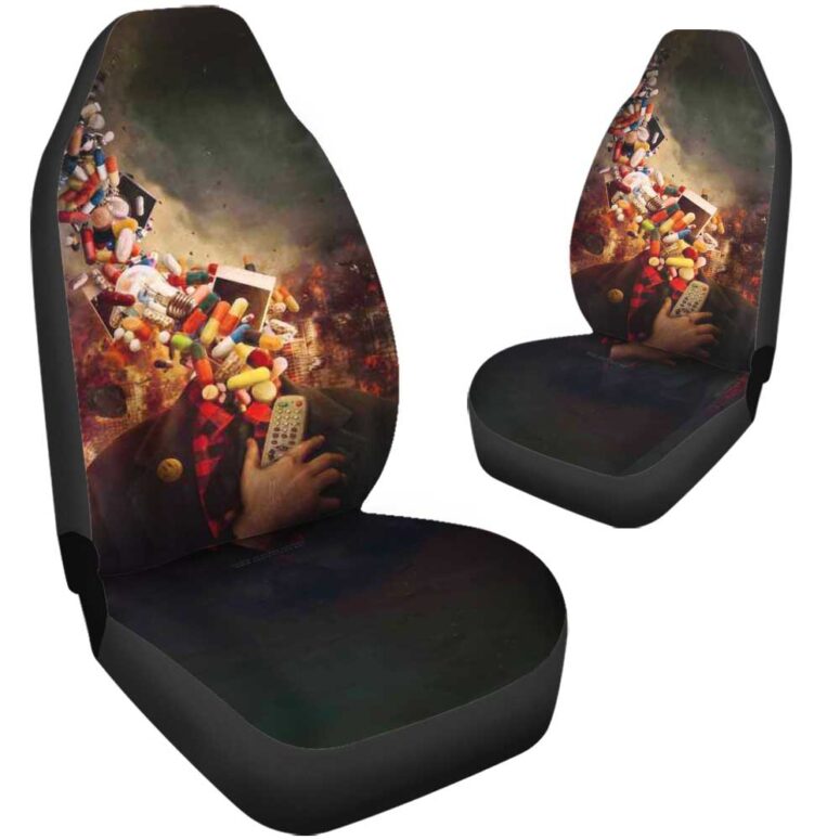 Pink Floyd Car Seat Cover Airbag Compatible - Comfortably Numb