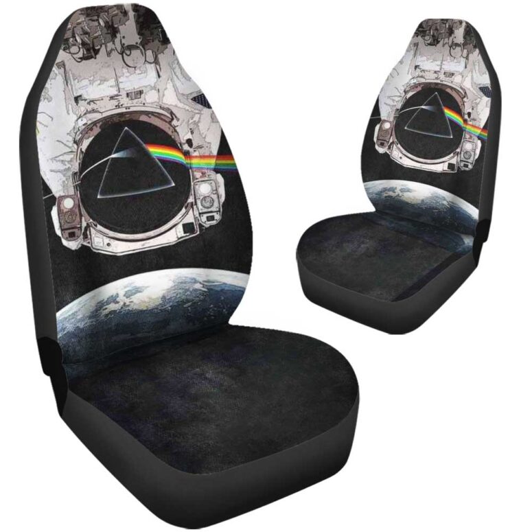 Pink Floyd Car Seat Cover Airbag Compatible - Dark Side Of The Moon Astronaut Pink Floyd Car Seat Cover Airbag Compatible - Dark Side Of The Moon Astronaut