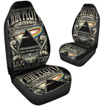Pink Floyd Car Seat Cover Airbag Compatible - Tour 1973 Radio City Music Hall Concert New York