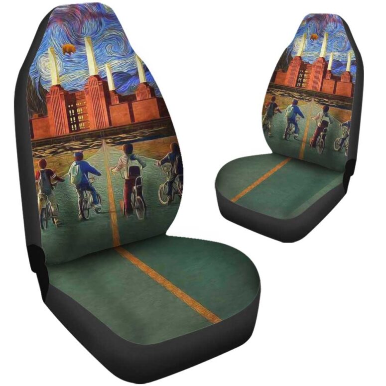 Pink Floyd Car Seat Cover Airbag Compatible - Pigs Can Fly Stranger Things x Animals Pink Floyd Car Seat Cover Airbag Compatible - Pigs Can Fly Stranger Things x Animals