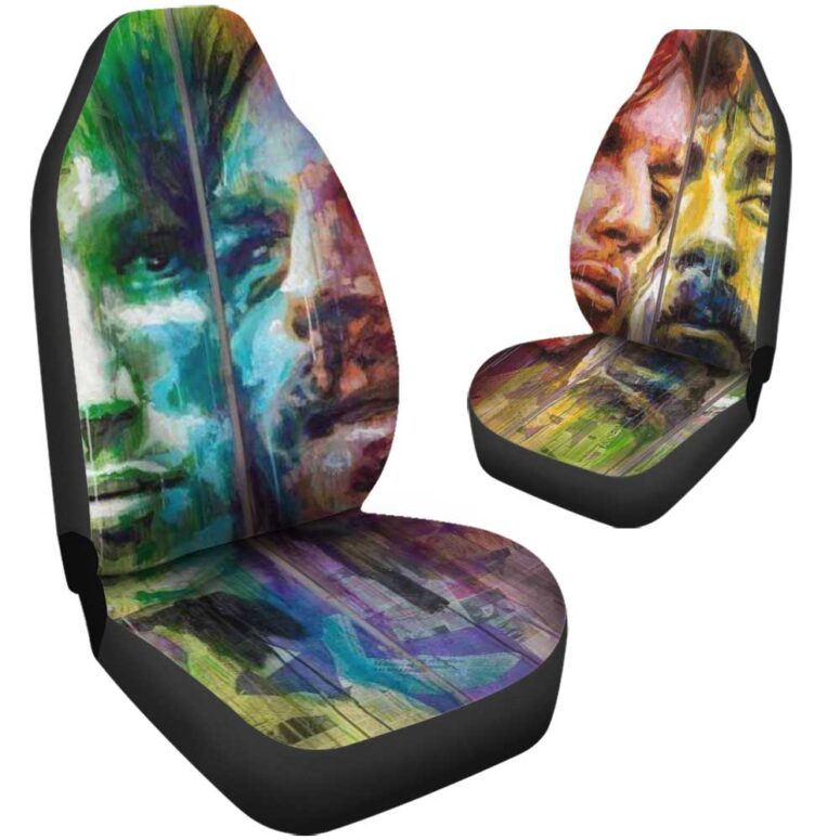Pink Floyd Band Water Color Art Car Seat Cover Airbag Compatible Pink Floyd Band Water Color Art Car Seat Cover Airbag Compatible